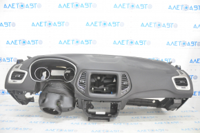 Torpedo front panel with AIRBAG Jeep Compass 17-21 black