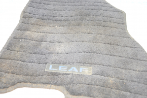 Carpet interior front right Nissan Leaf 13-17 cloth black, for dry cleaning
