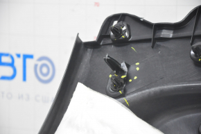 Arch trim lower left Jeep Compass 17- black, scratches, broken fastener