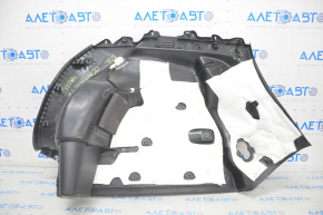 Arch trim lower right Jeep Compass 17- black, scratches, broken fastener