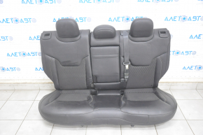 Rear row of seats 2nd row Jeep Compass 17 - combined leather black + cloth, for cleaning