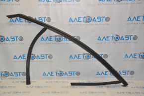 Upper front right door molding Ford Fusion mk5 13-20 chrome with glass seal, scratches, for polishing