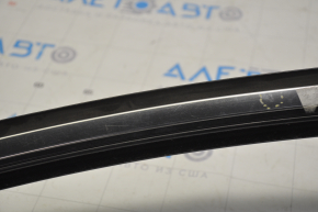 Upper front right door molding Ford Fusion mk5 13-20 chrome with glass seal, scratches, for polishing