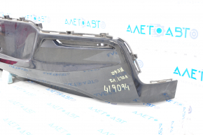 Rear bare lower bumper Chevrolet Volt 16 - black, missing left part