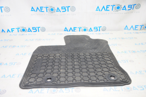 Floor mat front left Lexus CT200h 11-17 black rubber