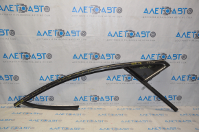 Front right glass seal Lincoln MKZ 13-16 with upper chrome molding, triangle glass, scratches, for polishing