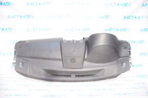 Torpedo front panel without AIRBAG Toyota Camry v55 15-17 usa red stitching, scratch on overlay
