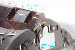 Torpedo front panel without AIRBAG Kia Sorento 14-15 rest, broken trim on the left