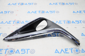 Left fog light frame Lexus ES300h ES350 16-18 rest chrome