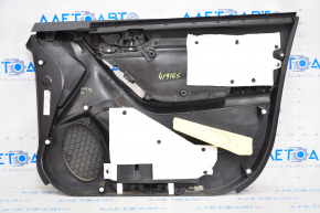 Door trim card front left Subaru Forester 14-18 SJ black with gray insert cloth, armrest cloth, for dry cleaning