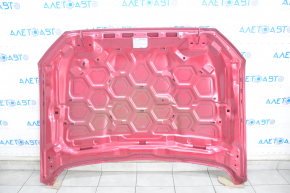 Hood bare Ford Fusion mk5 13-20 red RR, dented, painted
