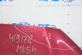 Hood bare Ford Fusion mk5 13-20 red RR, dented, painted