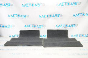 Set of floor mats for Honda Civic X FC 16-17 4d black cloth, dry cleanable