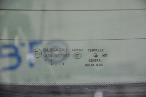 Naked trunk door with glass Subaru Forester 14-18 SJ graphite 61