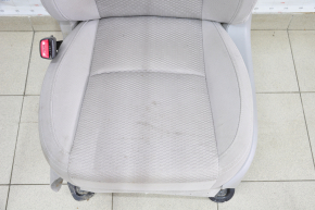 Driver's seat Subaru Forester 14-18 SJ without airbag, electric, gray cloth, dry-cleanable
