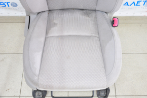 Passenger seat Subaru Forester 14-18 SJ without airbag, mechanical, gray cloth, dry-cleanable