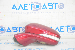 Side mirror left Ford Fusion mk5 13-20 14 pins, auto-dimming, turn signal, heated, BSM, red, scratch