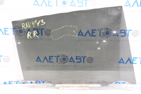 Glass of the rear right door Toyota Rav4 13-18 factory tinted, scratches
