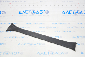 Door sill trim front right Subaru Forester 14-18 SJ black, worn