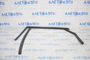 Upper rear right door molding for Ford Fusion mk5 13-16 chrome with glass seal
