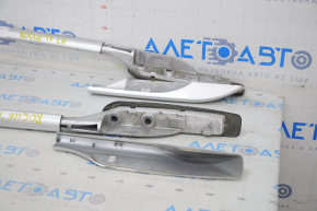 Roof rails complete with pads Nissan Rogue 14-20 broken pad mount
