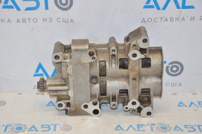 Oil pump for internal combustion engine Hyundai Sonata 15-19 2.4 G4KJ type 2, chips, no wall, broken fragment