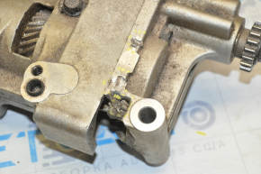 Oil pump for internal combustion engine Hyundai Sonata 15-19 2.4 G4KJ type 2, chips, no wall, broken fragment
