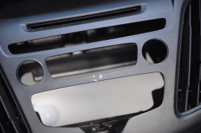 Torpedo front panel without AIRBAG Ford Focus mk3 15-18 rest, black, broken glove compartment bar, crack on trim