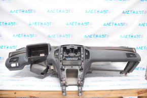 Torpedo front panel without AIRBAG Chevrolet Volt 11-15 black with cushion overlay, chemically treated