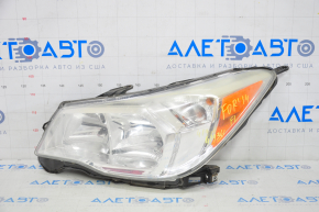 Headlight front left Subaru Forester 14-16 bare SJ prerest, halogen, for polishing