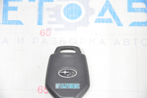 Key Subaru Forester 14-18 SJ 4 buttons, worn