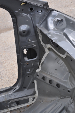 Front left quarter Chevrolet Volt 16 - on the body, graphite