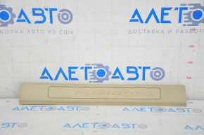 Door sill trim front left Ford Fusion mk5 13-20 beige, scratches