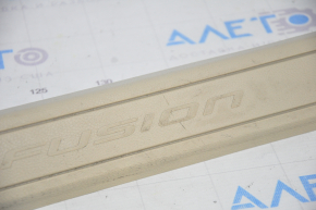Door sill trim front left Ford Fusion mk5 13-20 beige, scratches