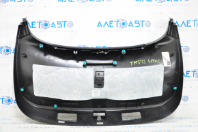 Lower Trunk Door Trim Tesla Model S 12-20 Black, Broken Fastener, Scratches