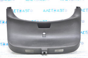 Lower Trunk Door Trim Tesla Model S 12-20 Black, Broken Fastener, Scratches