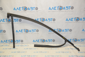 Upper front left door molding Ford Edge 15 - chrome with glass seal, scratches, for polishing