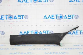 Front Pillar Cover Left Tesla Model S 12-20 Black Suede
