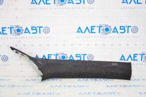Front pillar trim right Tesla Model S 12-20 black suede