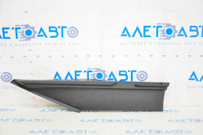 Rear trunk side trim under curtain right Tesla Model S 12-20 black, broken guide