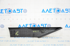 Rear trunk side trim under curtain right Tesla Model S 12-20 black, broken guide