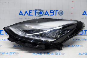Headlight front left Tesla Model 3 18-20 LED with mount, for polishing