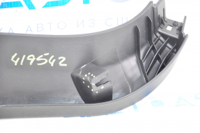 Trunk door trim right Tesla Model S 12-20 black, crack in crepe