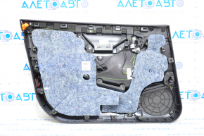 Door trim card front right Tesla Model S 12-15 pre-rest, black leather, with beige insert, with backlight, swollen leather