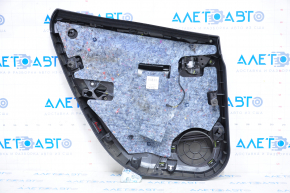 Door trim card rear right Tesla Model S 12-15 pre-rest leather black, with beige insert, with backlight