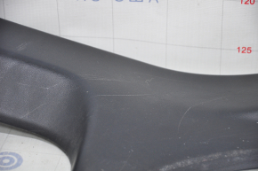 Rear pillar trim lower right Tesla Model S 12-15 pre-rest, black, with beige insert, scratches
