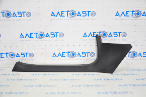 Door sill trim front left Tesla Model S 12-20 black with chrome trim, scratches
