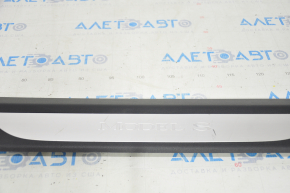 Door sill trim front right Tesla Model S 12-20 black with chrome trim, scratches