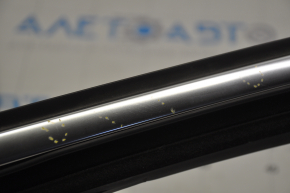 Upper door molding front right VW Passat b8 16-19 USA chrome with glass seal, minor scratches