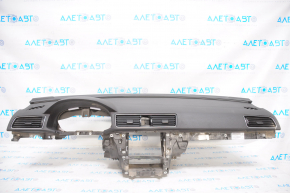 Torpedo front panel without AIRBAG VW Passat b8 16-19 USA black, scratch